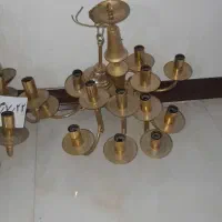 لوستر برنجی 12 شاخه|لوستر و چراغ آویز|تهران, تجریش|دیوار