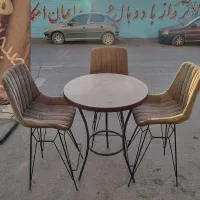 میز صندلی بلند کافه|میز و صندلی غذاخوری|گلستان (تهران), |دیوار