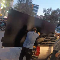 کارگرحمل جابجایی شیشه سکوریتی دوجداره لمینت کناف