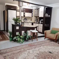 آپارتمان ۷۵ متری  ۲ خواب با منظره زیبا و باغی