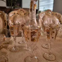 ست ظروف کریستال بوهمیا اصل