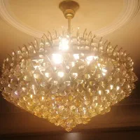 لوستر15شعله|لوستر و چراغ آویز|کرج, دهقان ویلا|دیوار