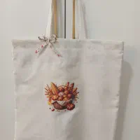 ساک خرید نان پارچه ای زیبا
