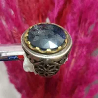 انگشتر نقره یاقوت کبود|جواهرات|خرم‌آباد, |دیوار