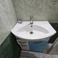 روشویی و باکس pvc و شیر و شیر توالت