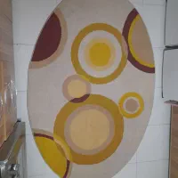 فرش بیضی|فرش|همدان, |دیوار