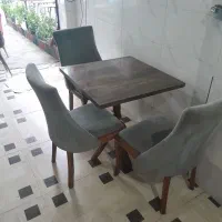 میز و صندلی هم فلزی هم چوبی|کافی‌شاپ و رستوران|رحیم‌آباد, |دیوار