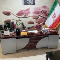 فروش ویژه میز و ست کامل مبلمان اداری چوبی