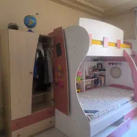 تخت دو طبقه و کمد|تخت و سرویس خواب|اصفهان, باغ زیار|دیوار