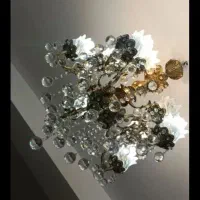 لوستر ۱۰ شاخه برنجی