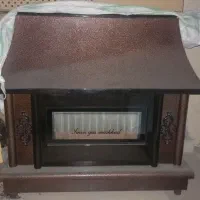 بخاری طرح شومینه|بخاری، هیتر، شومینه|ایلام, |دیوار