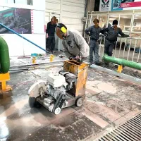 کاتر زنی برش بتن اسفالت بتون مصلح دال داکت ماستیک