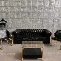 مبلمان اداری نیم ست مدرن/ چستر/آنتیک