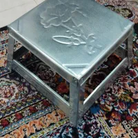 صندلی چهارپایه فلزی کوچیک با ارسال رایگان
