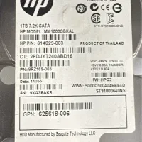 هارد سروری HP 1TB 7.2K SATA