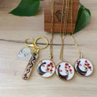 زیورآلات رزینی (گردنبند،انگشتر ،سرکلیدی)