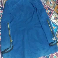 مانتو طرح لی کاغذی ابی کوتاه فروش فوری|لباس|پیر بکران, |دیوار