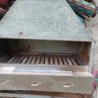 فرکباب پز گازی سه شعله تمیزوکم کارکرد