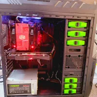 سیستم گیمینگ کیس نسل۹ + ۱۲رم + ۱۰۵۰ti + مانیتور ۲۴