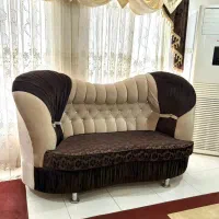 مبل ۷ نفره و میز تلویزیون|مبلمان خانگی و میز عسلی|اهرم, |دیوار