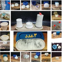 قالب گلدان،جاعودی،جاشمعی،۵۶عددجنسPVC|صنایع دستی و سایر لوازم تزئینی|رشت, بلوار گیلان|دیوار