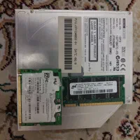 DVD رایتر قدیمی و رم ddr1 و کارت wifi