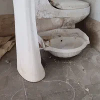 توالت فرنگی و روشویی|لوازم سرویس بهداشتی|گرگان, |دیوار