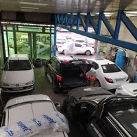 کارگر وارد به نقاشی ماشین با تجربه وارد به زیرکار