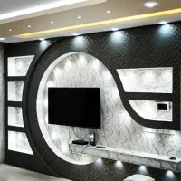 اجرای رنگ و طرح به سبک کاغذ دیواری|خدمات پیشه و مهارت|لاهیجان, آهندان|دیوار