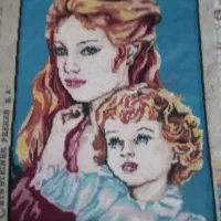 کوبلن قدیمی نوستالژی دوخته شده وخام|تابلو، نقاشی، عکس|اردبیل, |دیوار