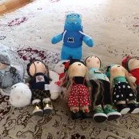 عروسک|اسباب‌بازی بچه|قم, حاج خلیل|دیوار