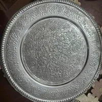 سینی گرد مسی عتیقه