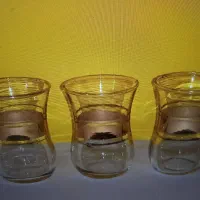 استکان کمر باریک دور طلایی روسی کمیاب