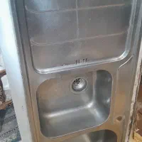 سینگ ظرفشوی همرا با سیفون وتخته صحفه