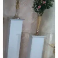 فروش تعدادی پایه ومیز وحجله های ی گردومستطیلی|فروشگاه و مغازه|بجنورد, |دیوار