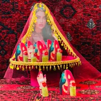 گیفت حنا سینی عروس  گیفت یلدایی