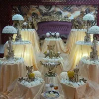تعدادی سفره عقد و میزو آئینه