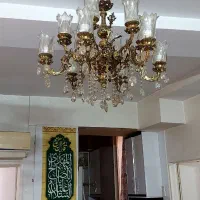 لوستر برنز ۶ شاخه ۱۲ شعله