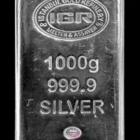 شمش نقره ۱ کیلویی IGR بالاترین خلوص (عیار ۹۹۹.۹)
