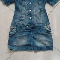 پیراهن ودامن جین دخترانه درحد ازترکیه خریداری شده