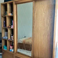 تخت یک نفره ،کمد ، کتابخانه|تخت و سرویس خواب|تهران, شهرک فردوس (حسینی)|دیوار