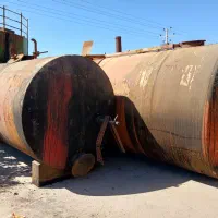 تانکر و کوره قیر کارکرده