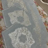 رومیزی چهار تکه|پرده، رانر، رومیزی|تبریز, |دیوار