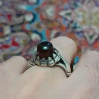 دوتاانگشترعقیق سرخ وعقیق جزسیاه عالی|جواهرات|زاهدان, |دیوار