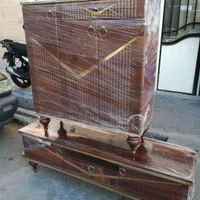 ست جاکفشی و میزتلویزیون رامآن جا کفشی|جاکفشی، کمد، دراور|خرم‌آباد, |دیوار