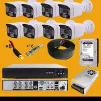 پک هشت عددی دوربین مداربسته دیددرشب رنگی