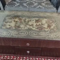 مبل راحتی هفت نفره، میز عسلی و چهار جلو مبلی نو|مبلمان خانگی و میز عسلی|تهران, علی‌آباد|دیوار