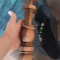 قلیان تنه چوبی