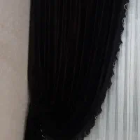 پرده دکور قهو ه ای