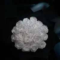 دسته گل روبانی